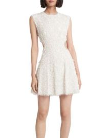 Aje Mirage Beaded Cutout Mini Dress Bloomingdales at Bloomingdales