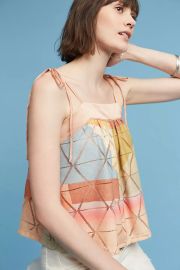 Akemi Kim Abstract Geo Blouse at Anthropologie