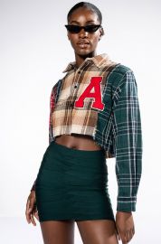 Akira Mixed Plaid Shirt at Akira