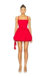 Aknvas Anais Dress In Red at Revolve