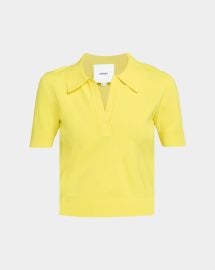 Aknvas Emma Short Sleeve Polo Top at Neiman Marcus