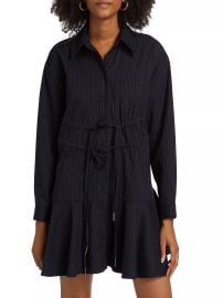 Aknvas Marina Striped Shirt Minidress at Saks Fifth Avenue