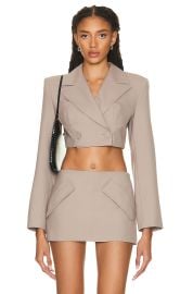 Aknvas Stone Crop Blazer at FWRD