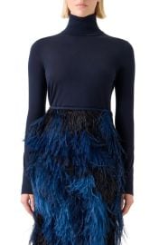 Akris Fine Gauge Cashmere & Silk Turtleneck Sweater at Nordstrom