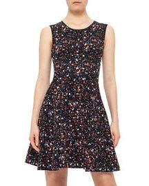 Akris Punto Boulder-Print Fit amp Flare Dress SZ 36 US 4 - NWOT - RT 12K Tx eBay at eBay