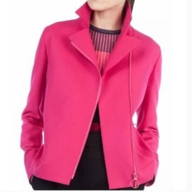 Akris Punto Jackets amp Coats Akris Punto Elegant Hot Pink Wool Jacket For Womenus 4 Poshmark at Poshmark