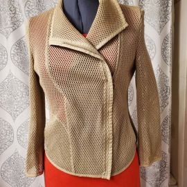 Akris Punto Jackets amp Coats Akris Punto Mesh Biker Jacket Poshmark at Poshmark