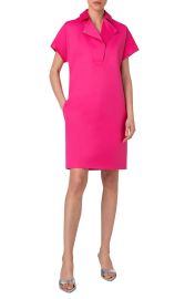 Akris Punto Stretch Cotton Gabardine Knee Length Dress at Nordstrom