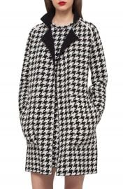 Akris Reversible Houndstooth Double Face Cashmere Coat at Nordstrom