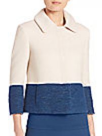 Akris punto - Cropped Colorblock Jacket at Saks Fifth Avenue