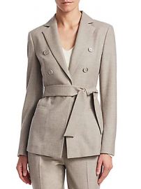 Akris punto - Sibylle Self-Tie Jacket at Saks Off 5th