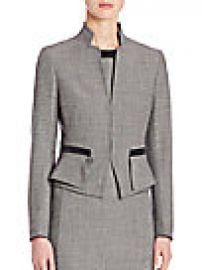 Akris punto - Wool Peplum Jacket at Saks Fifth Avenue