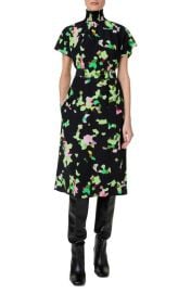 Akris punto Abstract Print Silk Crêpe de Chine Dress at Nordstrom