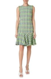 Akris punto Fringed Tweed Sleeveless Sheath Dress at Nordstrom