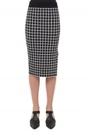 Akris punto Grid Knit Pencil Skirt at Nordstrom