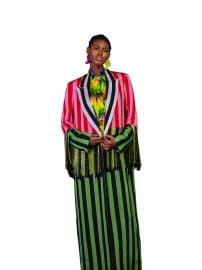 Akwete Fringe Coat Industrie Africa at Industrie Africa