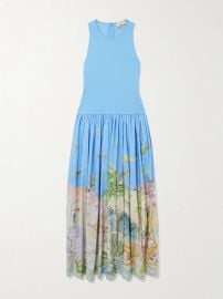 Al mais Anouk Midi Dress in Sky at Net a Porter