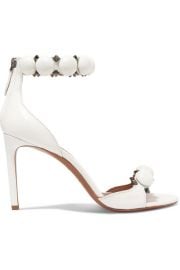 Ala  a   Bombe studded leather sandals at Net A Porter