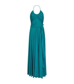 Alaïa Jersey Draped Maxi Dress at Harrods