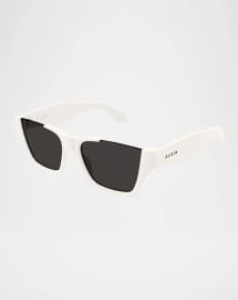 Alaia Aa0081s Rectangle Acetate Sunglasses at Neiman Marcus