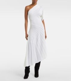 Alaia Asymmetric Ray Dress at Mytheresa