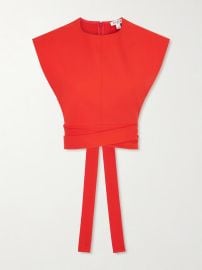 Alaia Cropped cotton poplin top at Net a Porter