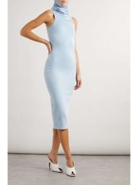 Alaia Hooded stretch knit dress at Net a Porter