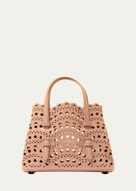 Alaia Mina Mini Cutout Top Handle Bag at Bergdorf Goodman