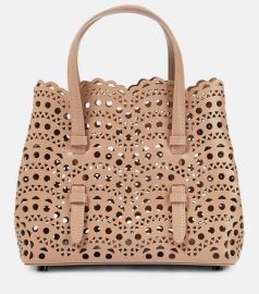 Alaia Mina Mini Cutout Top Handle Bag at Mytheresa