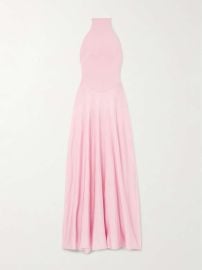 Alaia Sleeveless turtleneck jersey maxi dress at Net a Porter