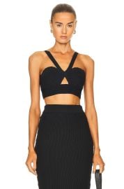 Alaia Spiral Bra Top at FWRD