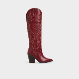 Alamo Women Medium red Western knee-high boot - ALDO at Aldo