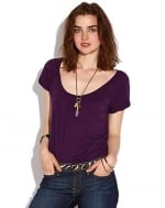 Alanna top by Lucky Brand in Blackberry Cordial at Lucky Brand