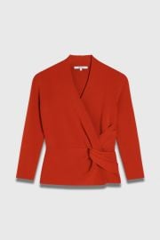 Alano Top Sienna Orange Sculpt Knit - Welcome to the Fold LTD at The Fold London