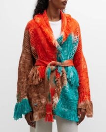 Alanui California Dreamin Wool Cardigan at Neiman Marcus