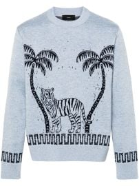 Alanui Wood Block patterned-jacquard Jumper - at Farfetch