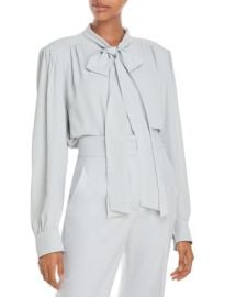 Alberta Ferretti Bow Front Blouse Bloomingdales at Bloomingdales