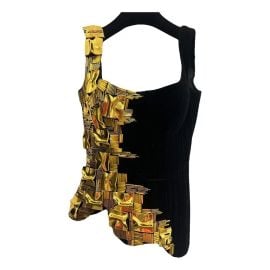 Albina Dyla Velvet corset at Vestiaire Collective