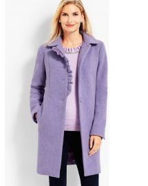 Albury Wool Ruffle Coat by Talbots at Talbots