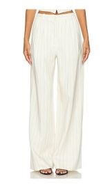 Alc Alfie Pant In Cream Black Stripe at Revolve