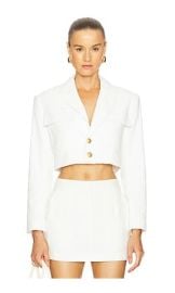 Alc Banks Jacket In Off White at Revolve