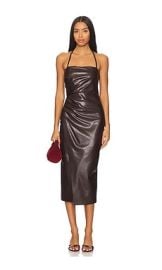 Alc Charlotte Dress In Chocolate Plum at Revolve