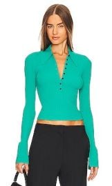 Alc Eleanor Top In Jade at Revolve