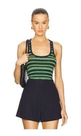 Alc Iris Top In Navy Green Multi at Revolve