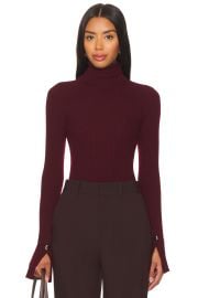 Alc Jett Top In Burgundy at Revolve