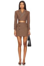 Alc Millie Dress In Chestnut Multi at Revolve