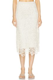 Alc Shay Skirt In Warm White at Revolve