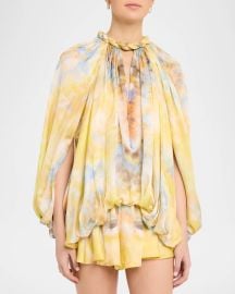 Alchemy Twist Billow Blouse at Neiman Marcus