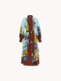 Alemais Dahlia cotton and silk shirt dress at Goop