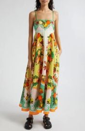 Alemais Lemonis Linen Sundress in Yellow Multi at Nordstrom